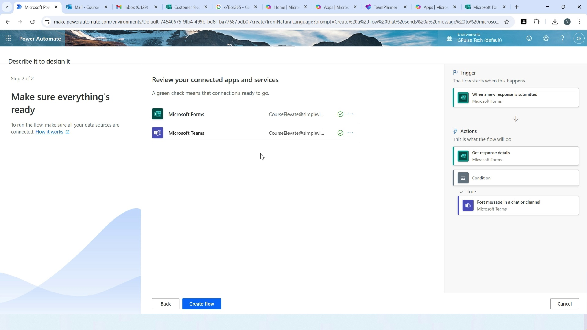 Power Automate Co-Pilot step to send Teams message Power Automate Co-Pilot step to send Teams message