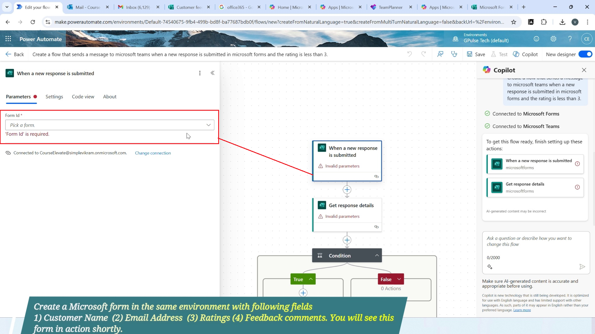 Power Automate Co-Pilot demo flow creation Power Automate Co-Pilot demo flow creation