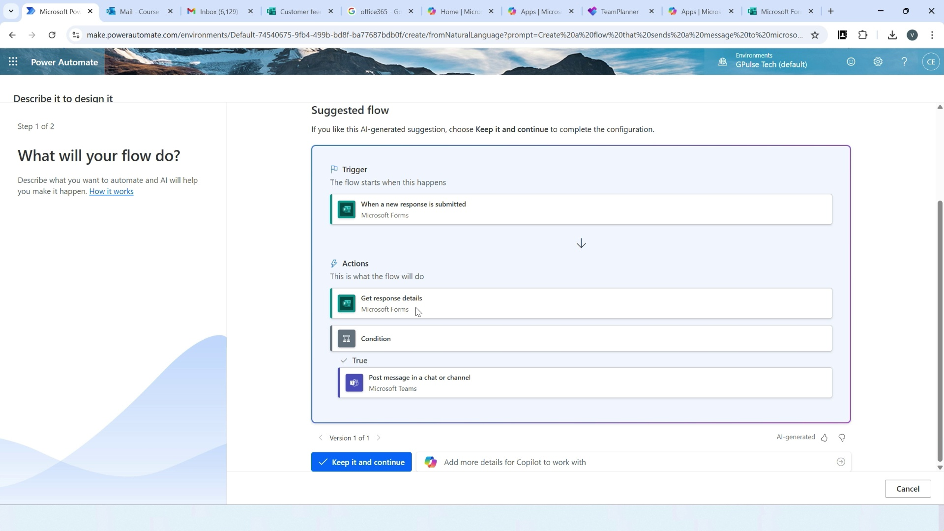 Power Automate Co-Pilot demo example Power Automate Co-Pilot demo example